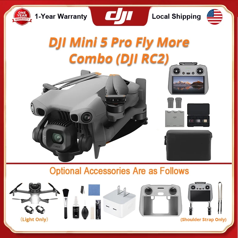 Drone Kit Beginner - DJI 미니 5 프로 플라이 콤보